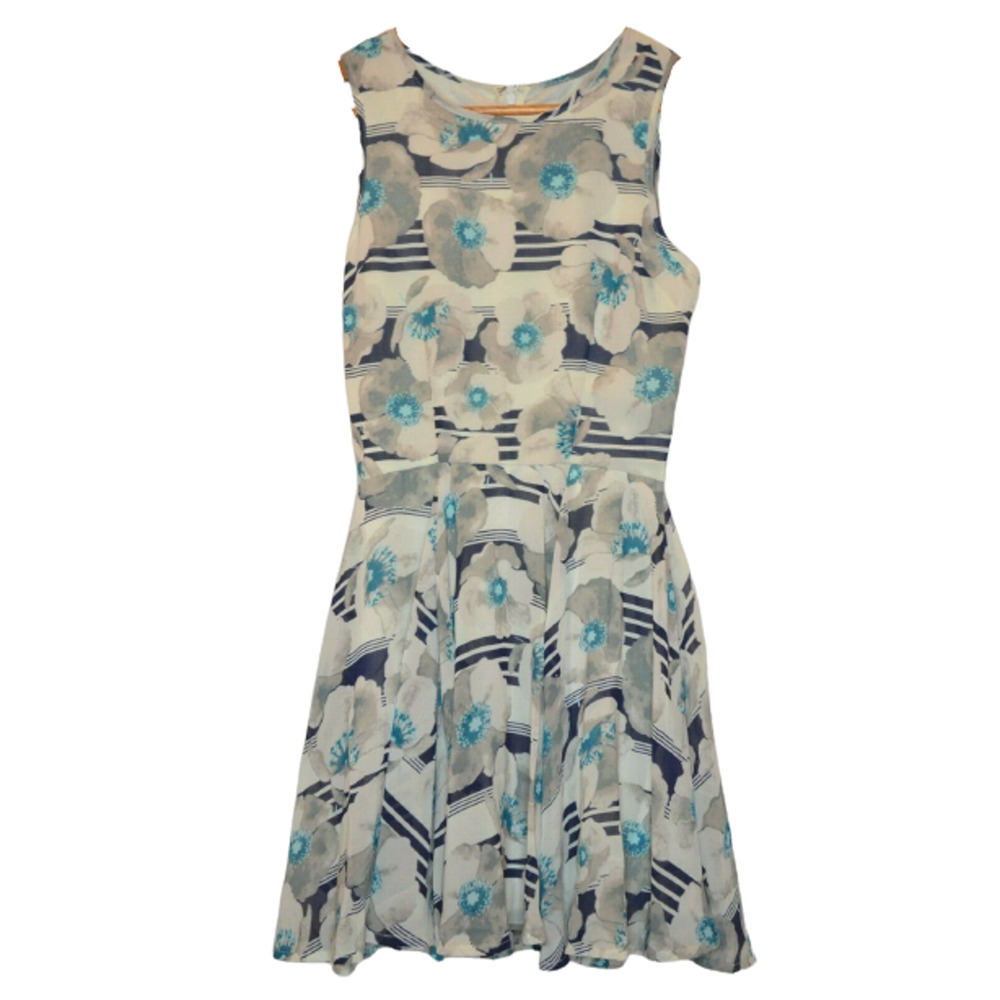 MAISON JULES, Floral "Amsterdam" Dress, "Egret Combo", $69.50, NWT